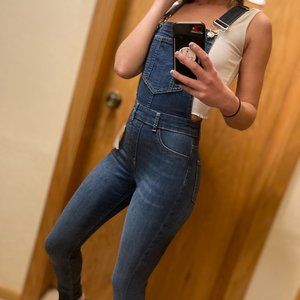 NWT H&M Denim Jean Skinny Leg Overalls